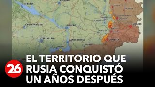 GUERRA RUSIAUCRANIA  El territorio que conquistó Rusia a más de un año de la guerra en Ucrania [upl. by Albers]