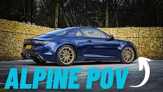 4K  Alpine A110 POV Head Cam  French Roads [upl. by Alleris]