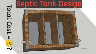 New Design Septic Tank With 3D View ll What is Septic Tank ll Septic Tank Construction [upl. by Imyaj]