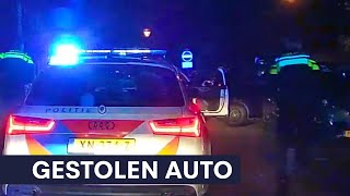 Politie  Achtervolging gestolen auto  Verdachte gooit spullen uit de auto [upl. by Casmey]