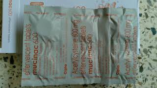 Mucinac 600 tablet Uses Hindi  Acetylcysteine 600mg Effervescent tablets [upl. by Oswal971]