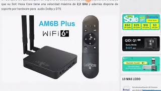 TV BOX AMLOGIC S922XH PARTE 1 [upl. by Livingston]