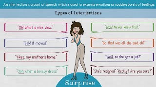 Interjections in English  60 Interjections and Exclamations with Examples [upl. by Anifad]