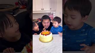 Cake prank on dad 😱🤣🥰🌈❤️👧🏻👶🏻✅🚀🧑🏻 [upl. by Ebehp256]