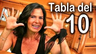 Canción de la tabla del 10  Las Tablas de Multiplicar al Estilo Urbano  Videos Educativos [upl. by Aneekahs]