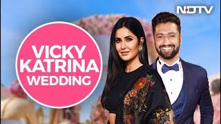 Katrina Kaif amp Vicky Kaushal Wedding On KatrinaVickys Wedding Day The Scene Outside Fort Barwara [upl. by Eillam852]