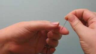 How to Tie a Knot for Hand Sewing [upl. by Mcspadden608]