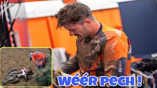 Jeffrey Herlings crash  Jeffrey Herlings moet GP van Nederland missen na val en sleutelbeenbreuk [upl. by Norward]