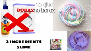 2 ingredients slime  How to make slime  No glue no borax  diy slime  slime  Craft with Navya [upl. by Vola]