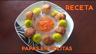 Cómo Hacer Croquetas de Papa Sencillas [upl. by Tarsus]