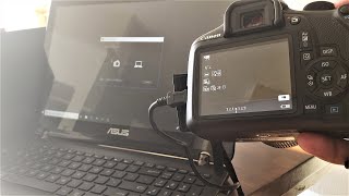 How to Connect Canon Camera to Laptop amp Desktop Computers [upl. by Elita]