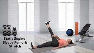 How to do a Supine Biceps Femoris Stretch [upl. by Sachs]