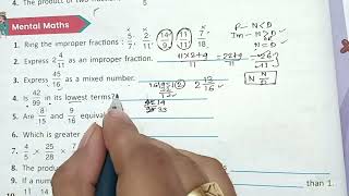 Fractions for class 5  Class 5 maths chapter 4 Fractions  Math class 5  Class 5 math [upl. by Jorgan]