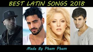 Best Latin Songs 2018  Shakira Maluma Nicky Jam Enrique Iglesias Wisin Ozuna Yandel Becky G [upl. by Whiffen]