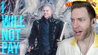 OH THATS VERGIL Reacting to quotAn Incorrect Summary of Devil May Cry 5 PART 2quot by Max0r [upl. by Ahkeber]