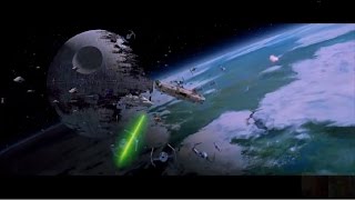 Star Wars VI Return of the Jedi  Space Battle of Endor Supercut [upl. by Yllier]