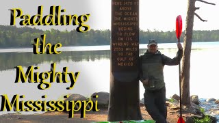 Kayaking the Mighty Mississippi River ep 1 Lake Itasca Launch day day 1 [upl. by Ahsataj]