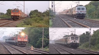 HIGH SPEED TRAINS  A Beautiful Rural Evening Coverage On Speed Upgraded Pune  Daund Section CR [upl. by Itram230]