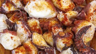 🐙 Receta de PULPO A LA GALLEGA 🐙 Recetas con pulpo 🐙 [upl. by Asha844]