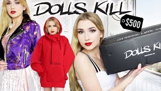 500 DOLLSKILL HAUL  Honest Review  TryOn [upl. by Ellenohs519]