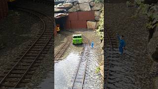 😱💦Nach Unwetter 💨😱und Flut ⚒️🚂lgb Gartenbahn noch unter Wasser💦😱🚂youtubeshorts gartenbahntrain [upl. by Hymen]