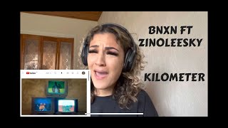 BNXN amp Zinoleesky  Kilometer  MUSIC VIDEO REACTION [upl. by Tessil]