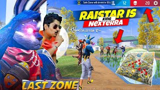 RAISTAR NEXTERRA KING 🤯  FULL MAP GAMEPLAY  TOURNAMENT GAMEPLAY  FREE FIRE  RAISTAR OLD MEMORIES [upl. by Natty]