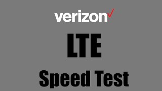 Verizon LTE Congested Speed test [upl. by Ahsinawt]