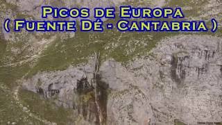 Picos de Europa Canal del Embudo Teleférico de Fuente Dé a vista de drone [upl. by Pilihp]