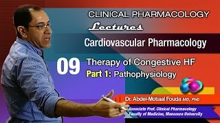 Cardiovascular Pharmacology Ar 09  Congestive heart failure  Pathophysiology [upl. by Vernier]