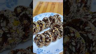 Healthy khajur Dry Fruits bites 💪😋 shorts ytshorts youtubeshorts [upl. by Idurt]