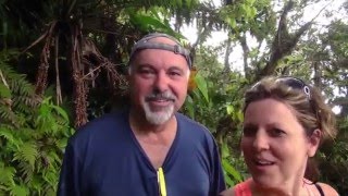 American Travelers climb Nevis Peak Volcano Nevis Caribbean [upl. by Eloken]