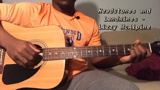 Headstones amp Landmines  Lizzy McAlpine  Guitar TutorialHow To Play Headstones and Landmines [upl. by Dotty]