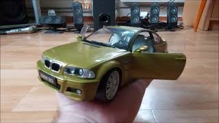 Diecast BMW E46 M3 Solido 118 [upl. by Annalee]