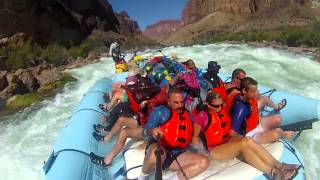 Lava Falls Rapid  38 foot drop  Grand Canyon  Wilderness River Adventures Slow Motion [upl. by Immas136]