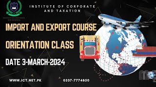 IMPORT EXPORT COURSE ORIENTATION CLASS [upl. by Anirbus]