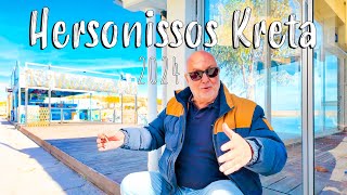 Hersonissos Crete 2024 walking tour 4k vlog also STAR BEACH Greece [upl. by Eladal549]