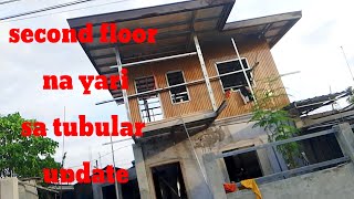 tubular na 4x4 gawing poste Mula ground hagang second floor pwd ba [upl. by Yerd]