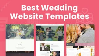 Create Your Wedding Website Using The Best Wedding Website Templates [upl. by Louisette]