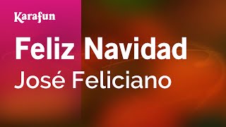 Feliz Navidad  José Feliciano  Karaoke Version  KaraFun [upl. by Ilujna]