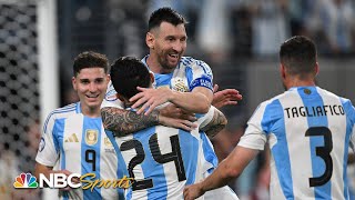 Argentina face biggest test v Colombia in 2024 Copa America final  Pro Soccer Talk  NBC Sports [upl. by Grevera]