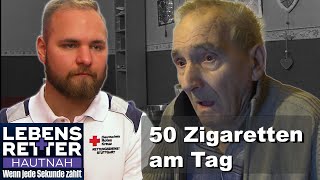 Akute Atemnot Patient raucht 50 Zigaretten am Tag  Lebensretter hautnah  SAT1 [upl. by Betthezel273]