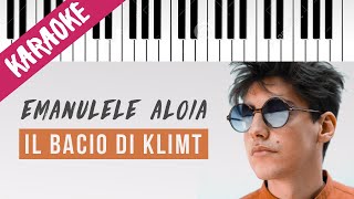 Emanuele Aloia  Il Bacio Di Klimt  Piano Karaoke con Testo [upl. by Adian]