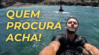 SOZINHOS COM ALTAS ONDAS EM FERNANDO DE NORONHA [upl. by Lramaj568]