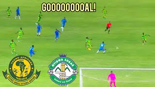 GOAL YANGA SC VS MTIBWA SUGAR LIVE GOOOOOOOOAL [upl. by Yursa]