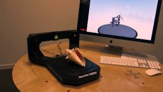 MakerBot Digitizer 3D Scanner Demo [upl. by Norrab]