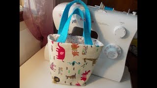 Coudre Un Mini Tote Bag pour Petite Fille  Couture Anaïs [upl. by Ennaitsirhc]