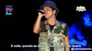 Bruno Mars  Talking To The Moon Live HD Legendado em PT BR [upl. by Otrebcire575]