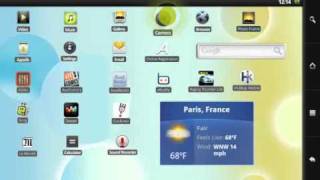 Archos 101 internet tablet démo officielle [upl. by Jacobsohn]