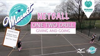 Netball Drills  The One Two Drill [upl. by Reed]